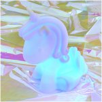 Colour changing unicorn mood light