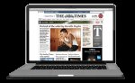 The Times Newspaper Student Subscription only £20.00 for the year save £290