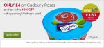 Cadbury Roses 728g tub with myWaitrose card or £4 without