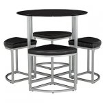 Tokyo Round Space Saver Dining Table and 4 Stools -Argos/Delivery