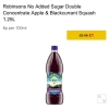 Robinsons Double Concentrate (No Added Sugar) (All Varieties) (1.25L)