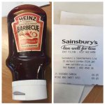 Heinz BBQ sweet & spicy sauce/marinade @ Sainsbury's - Abbey Wood Bristol
