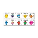 Mr Men & Little Miss 10 1st class Stamps Set