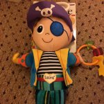 Lamaze pirate rattle baby toy- Widnes