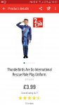Thunderbirds Are Go costume