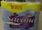 Savana toilet tissue 9 pack