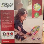 Mamas & Papas Wooden Clock / Shape Sorted