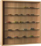 Collectors Cabinet with Glass Shelves - Oak Effect - Argos/Ebay - 19.99 Delivered