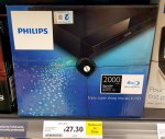 Philips BDP2110 Bluray & Dvd player