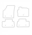 Tailored car mats per set delivered