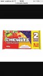 5+2 free chewits (strawberry, fruit salad & blackcurrant)
