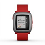 Pebble Time Smartwatch in Red