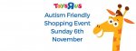 Autism Friendly Shopping Event - 6th Nov