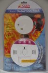 KIDDE 10SCO COMBINATION SMOKE & CARBON MONOXIDE ALARM DETECTOR VOICE BATTERY INC COMES WITH FREE I9040 SMOKE ALARM WORTH £6.99 gasappliancesparespreston
