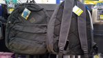 Small ruck sacks reduced in tesco LEIGH STORE