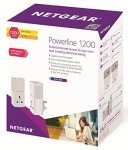 Netgear 1200 Mbps Gigabit pass through power line adapter - Twin Pack