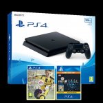 PS4 Slim 500GB Black Console + Fifa 17 + 750 FIFA 17 Points Pack + Free Game