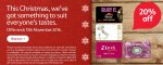 20% off Accessorize, Ask Italian, Pizza Hut and Zizzi gift cards