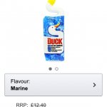 Toilet Duck Liquid Marine 750 ml (Pack of 8)