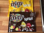 M & Ms funsize pack of 11 bags