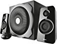 Trust Tytan 2.1 Speaker Set with Subwoofer for PC and Laptop, 120 W Peak Power (UK-Plug) - Black