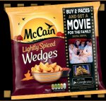 2x 750g McCain Potato Wedges + Free Google Play Movie