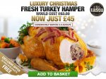 Musclefood Luxury Christmas Turkey Hamper + 20 Extra Pigs in blankets Free + Free Delivery - £45.00