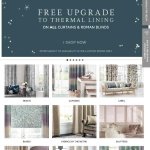 NEXT Made to Measure Curtains & Roman Blinds Clearance + FREE upgrade to Thermal lining