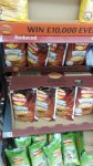 Walkers Crisps 6-pack, sarnie flavours