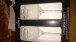 Pack of 2 Wine Glasses, each holds full bottle of wine