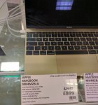 Apple Macbook (Model MK4M2B/A) in Gold - 256GB HDD, 8GB RAM, 12inch Retina Screen, Intel Core M 1.1GHz Processor from Waitrose Rushden with 3 Year Guarantee