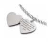Perfect mothers day present Sterling 'I Love You Mummy' Heart Bracelet