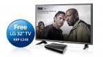 Free 32" LG TV + box + Sky Go Extra with 12 month Multiroom subscription £11.25 extra/month