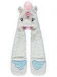 Kids Unicorn Hooded Scarf age 4-8yrs & 8-12yrs C&C