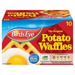 Birds Eye 10 potato waffles