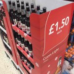 Coors 710ml giant bottle