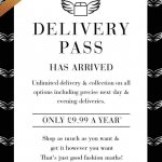 £9.99 for a years delivery @ New Look