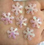 100pcs Self Adhesive Christmas Snowflakes - free p+p aliexpress - 82p