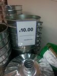 Galvanised incinerator bin