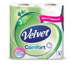 Velvet toilet tissues 10x4 pack