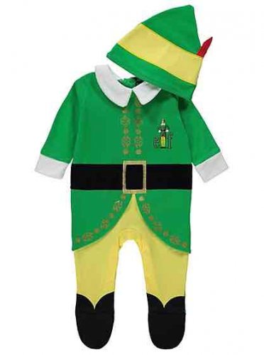 Baby Buddy the Elf All in One and Hat - £8 @ George (Asda George ...