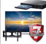 Sony 43" 4K HDR SMART TV + Free Sony Blu-ray + Free wall bracket + Free 7 year extended warranty
