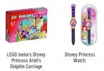 Disney Ariel Lego set 1/3rd off and free Disney watch
