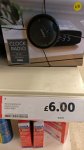 Tesco own brand DAB alarm clock online it's still £24