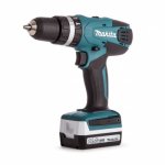 Makita HP347DWEX3 Combi Drill 14.4V G-Series Cordless (2 x 1.3Ah Batteries) with 74 Piece Accessory Set