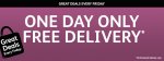 Free one day delivery today