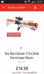 Star wars nerf gun