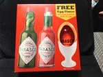 Tabasco sauce twin pack + free egg timer