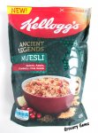 Kellogg's Ancient Legends Muesli - Quinoa, Apple, Cranberry & Chia Seeds - 2 x 450g packets